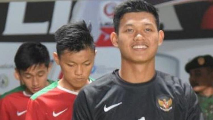 Kiper Timnas U-19, Muhammad Riyandi. Copyright: instagram/m.riyandi_1