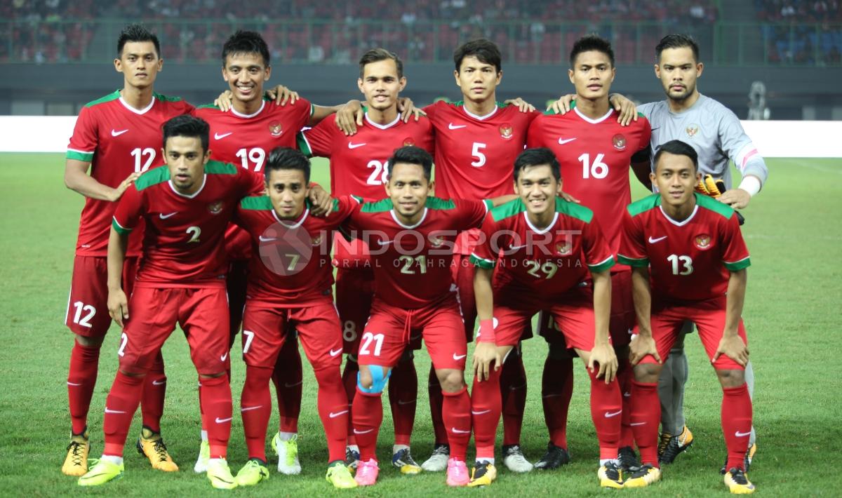 Skuat Timnas Indonesia saat menghadapi Kamboja. INDOSPORT/Herry Ibrahim Copyright: INDOSPORT/Herry Ibrahim