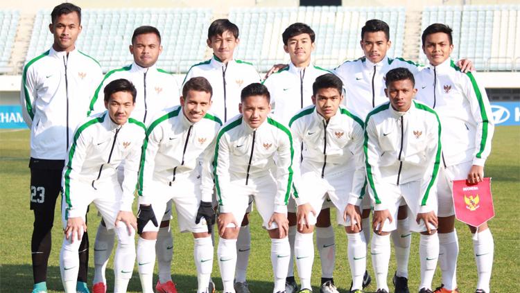Skuat Timnas Indonesia U-19 vs Korea Selatan. Copyright: PSSI/Bandung Saputra