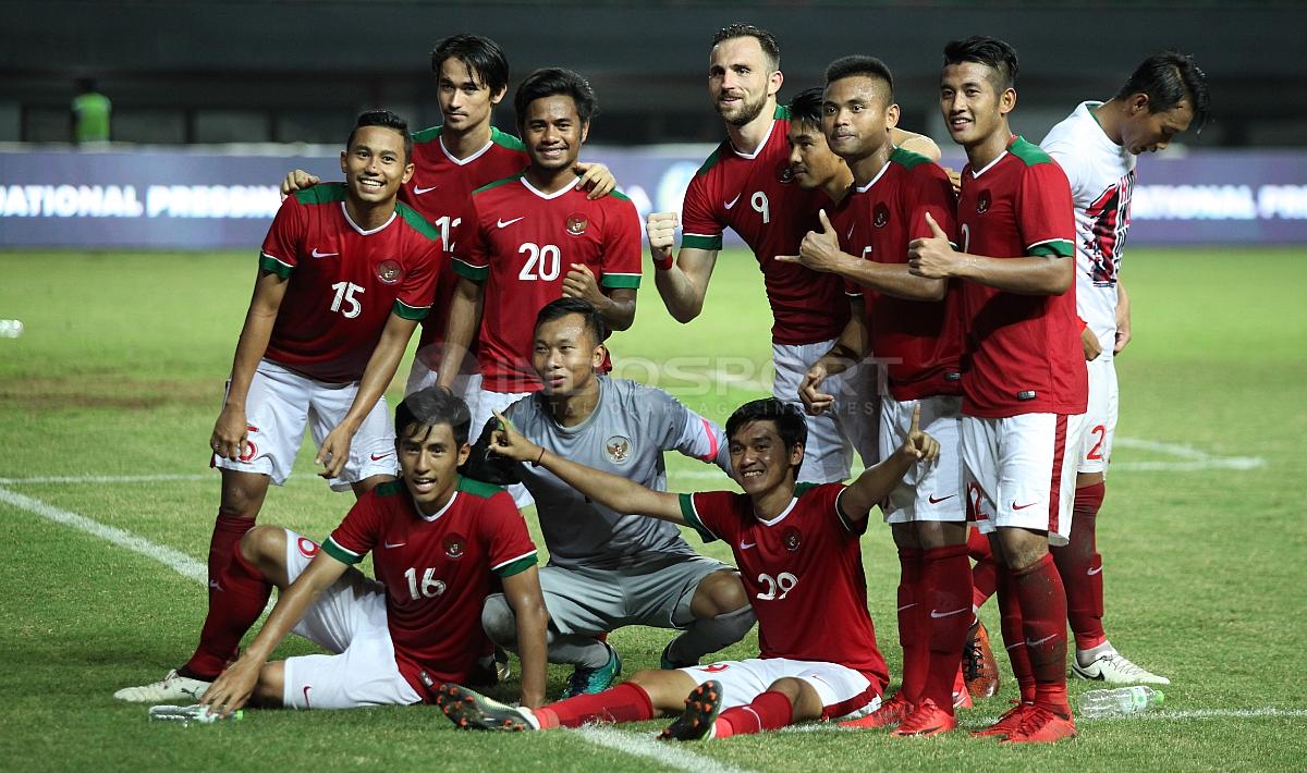 Indonesia versus Guyana Copyright: INDOSPORT/Herry Ibrahim