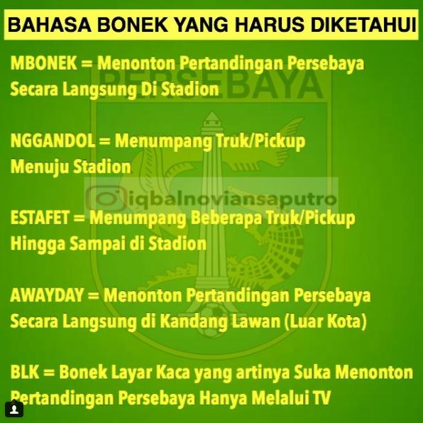 46 Gambar Kata Kata Bonek Terbaik