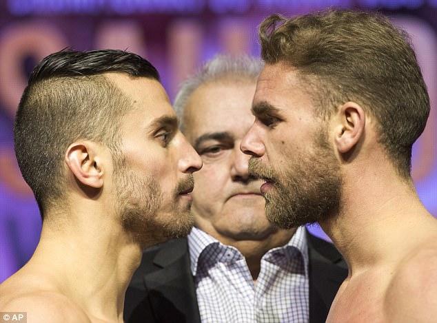 Billy Joe Saunders dan David Lemieux Copyright: dailymail