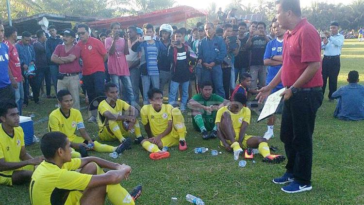 Agung saat ikut berlatih bersama Semen Padang. Copyright: Taufik Hidayat/INDOSPORT