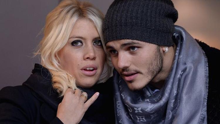 Wanda Nara dan Mauro Icardi. Copyright: INDOSPORT
