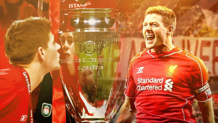 Steven Gerrard saat berseragam Liverpool Copyright: INDOSPORT
