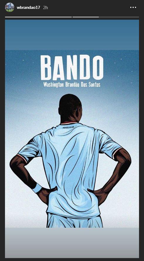 Washintong Brandao resmi merapat ke Persela? Copyright: Instagram/Washington Brandao