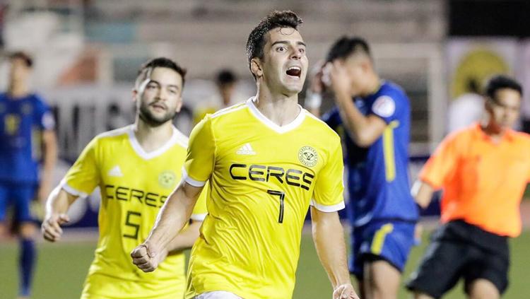 Bienve Maranon striker Ceres FC Copyright: Ceres Football Club