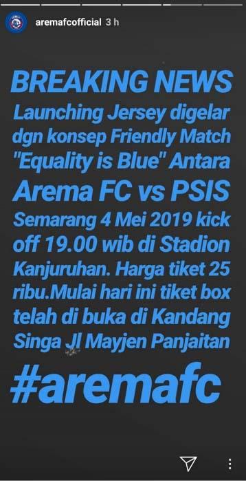 Story Arema FC Copyright: Arema FC