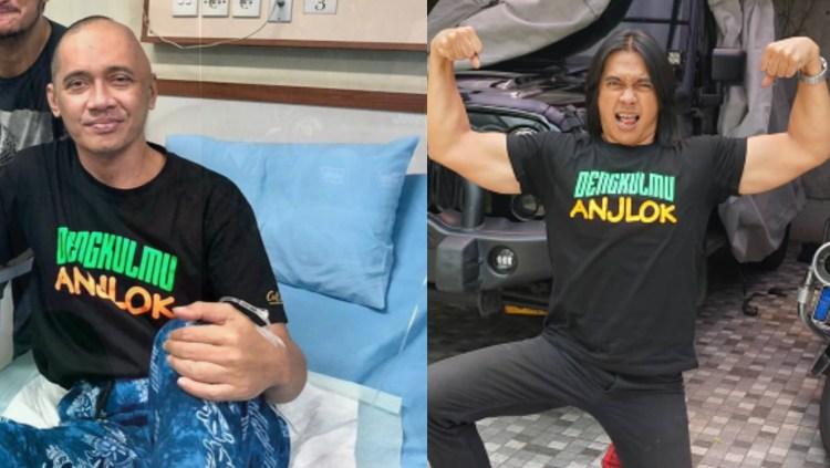 Agung Hercules sempat jadi binaragawan dan sekarang sakit kanker otak. (Foto: Instagram @agunghercules88) Copyright: Instagram @agunghercules88