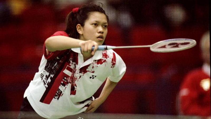 Mia Audina saat masih aktif membela Indonesia Copyright: Graham Chadwick /Allsport via Getty Images