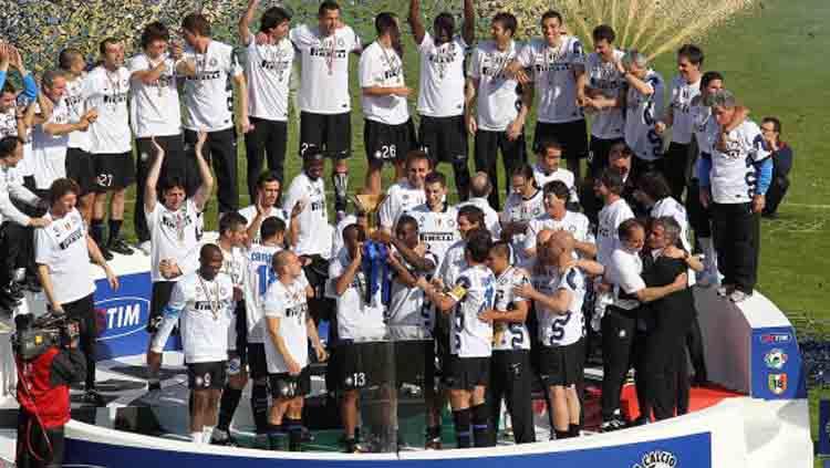 Inter Milan terakhir juara Serie A Italia di tahun 2010 Copyright: Gabriele Maltinti/Getty Images