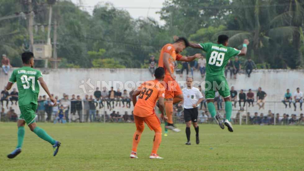 Laga PSMS Medan lawan Persiraja Banda Aceh di Stadion Langsa, Aceh, Kamis (17/10/2019) sore. Copyright: Aldi Aulia Anwar/INDOSPORT