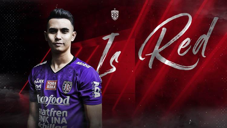 Ilustrasi Bali United ketika memperkenalkan Nadeo Argawinata. Copyright: baliutd.com