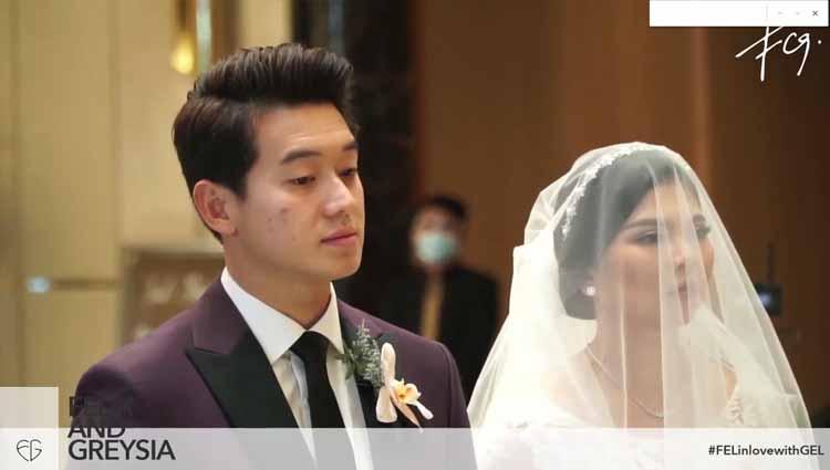 Pebulutangkis nasional, Greysia Polii, menikah dengan Felix Djimin. Copyright: Felix and Greysia
