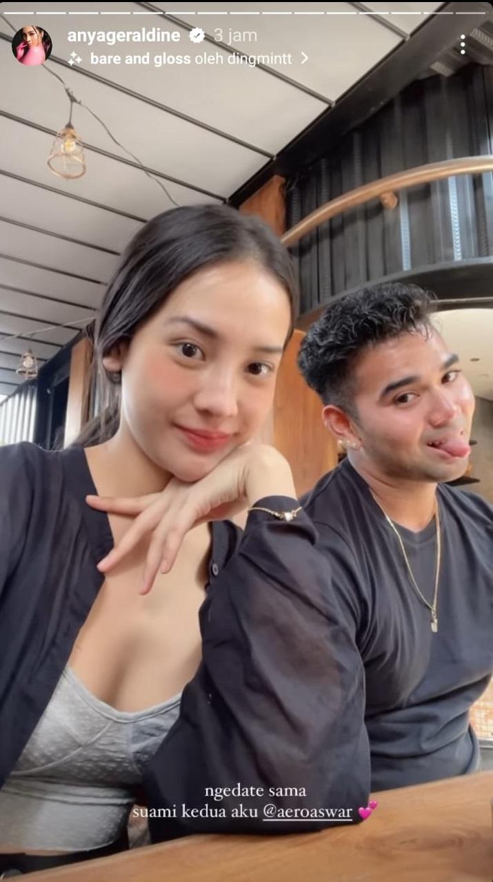 Anya Geraldine menyebut Aero Aswar sebagai suami kedua Copyright: instagram.com/@anyageraldine