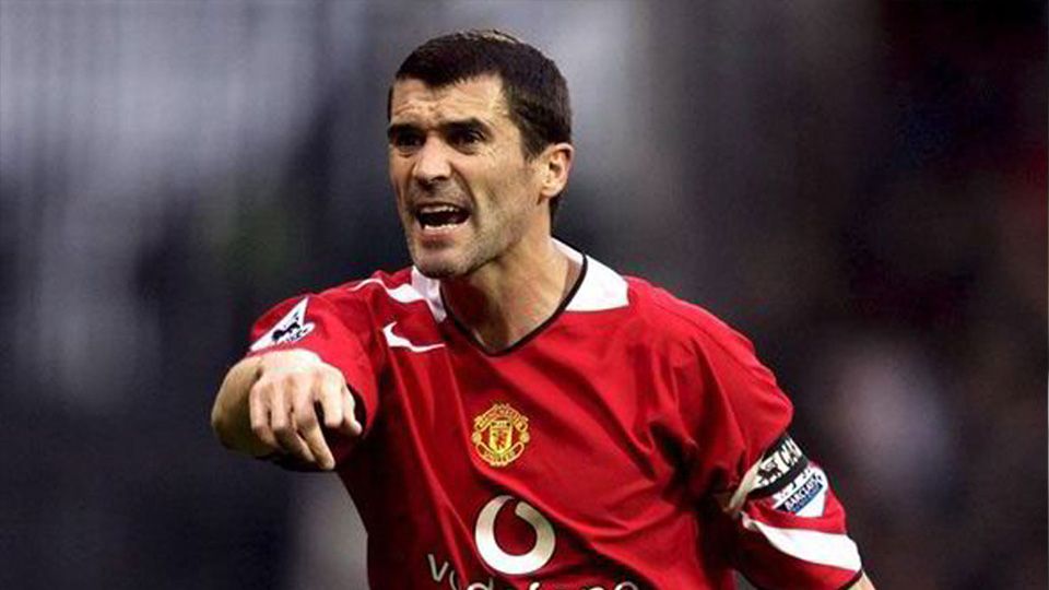 Roy Keane saat menjalani pertandingan beberapa musim silam. Copyright: © INTERNET