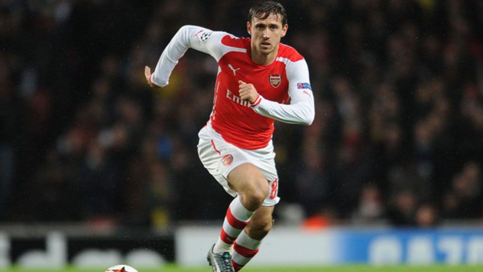 Nacho Monreal, bintang Arsenal. Copyright: Â© 