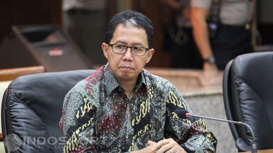 Tersangka perusak barang bukti Plt Ketum PSSI Joko Driyono. Copyright: © Herry Ibrahim/INDOSPORT