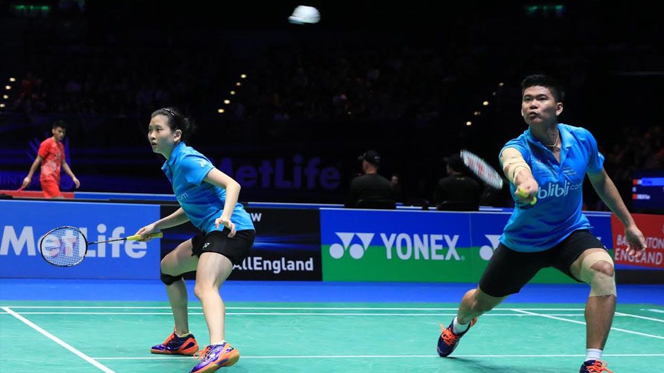 Aksi Praveen Jordan/Debby Susanto di semifinal All England 2016. Copyright: &copy; HUMAS PP PBSI/INDOSPORT