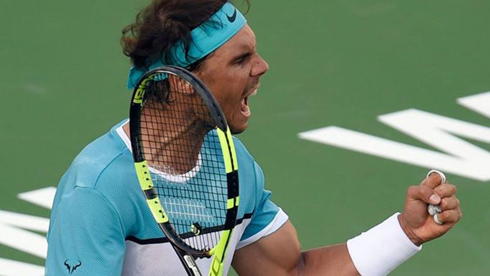 Rafael Nadal incar gelar di Indian Wells 2016. Copyright: © 