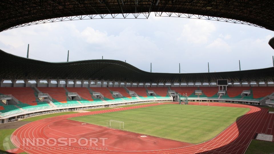 Stadion Pakansari, stadion bertaraf internasional yang terletak di kecamatan Cibinong, Kabupaten Bogor. Copyright: © Herry Ibrahim/INDOSPORT