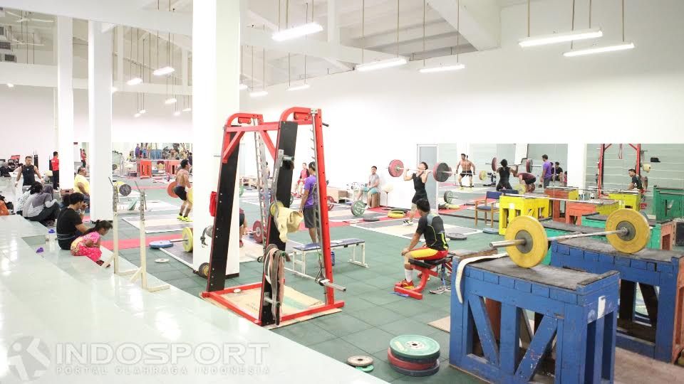 Gedung tempat latihan di Pintu Kuning Senayan ini merupakan gedung baru. Copyright: © Herry Ibrahim/INDOSPORT