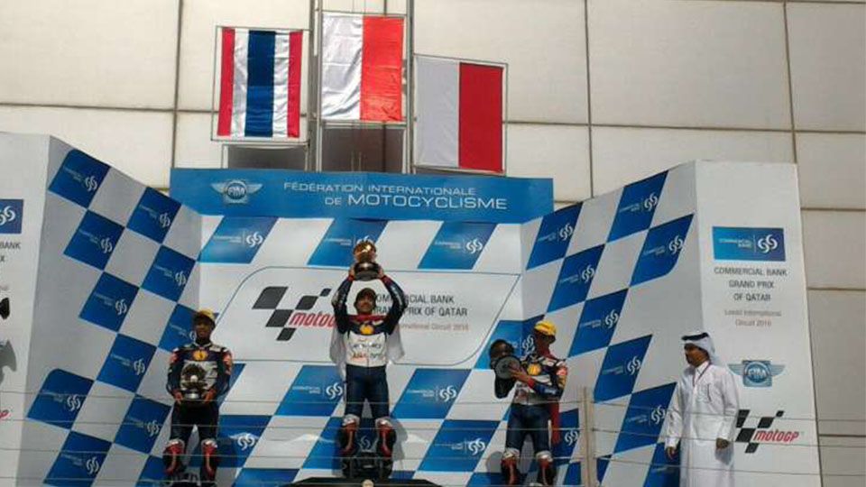 Andi Gilang naik podium di ATC. Copyright: © 