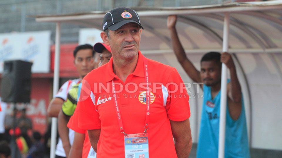 Paulo Camargo saat menangani Persija Jakarta. Copyright: © Ian Setiawan/INDOSPORT