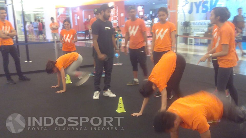 Komunitas Workout Embassy. Copyright: &copy; Abdul Hamid/INDOSPORT
