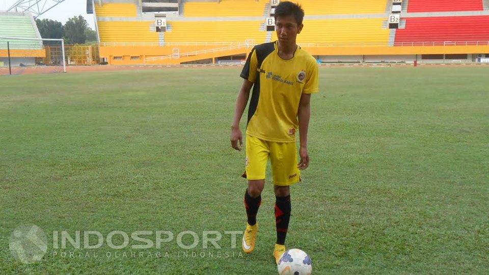 Bek Sriwijaya FC, Syaiful Indra Cahya, menjadi incaran Arema. Copyright: &copy; Muhammad Effendi /INDOSPORT