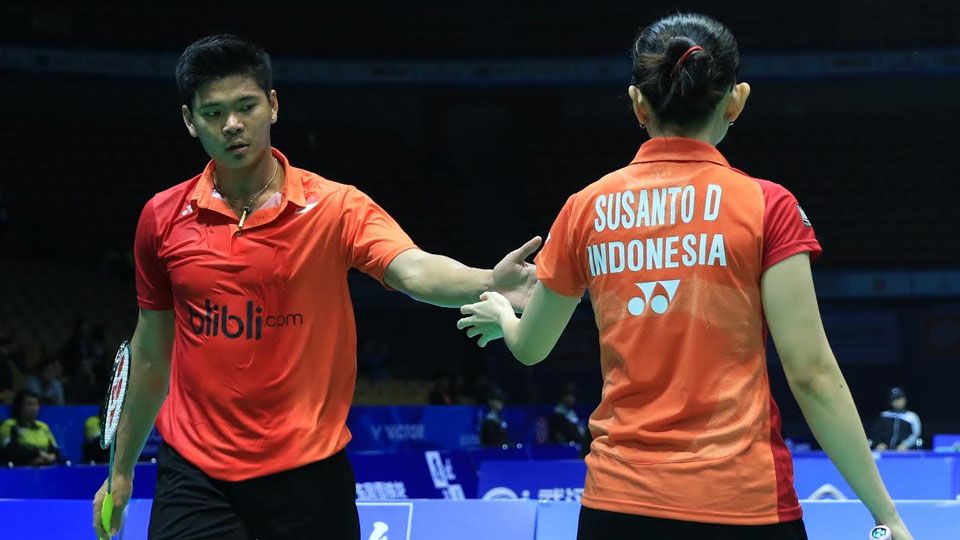 Praveen Jordan (kiri) dan Debby Susanto berhasil melaju ke babak kedua Australian Open 2016. Copyright: © HUMAS PBSI /INDOSPORT