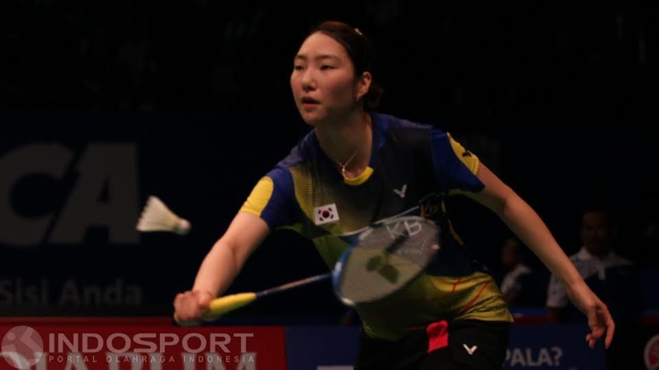 Tunggal putri Korea Selatan, Sung Ji-hyun. Copyright: © Herry Ibrahim/Indosport