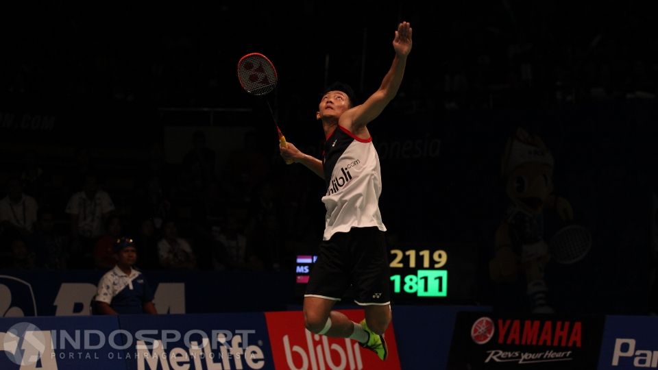 Aksi Ihsan Maulana Mustofa di ajang Indonesia Open 2016. Copyright: &copy; Herry Ibrahim/INDOSPORT