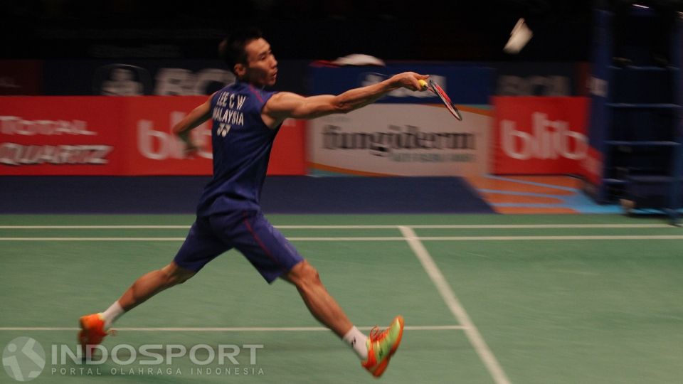 Legenda bulutangkis tunggal putra Malaysia, Lee Chong Wei. Copyright: © Herry Ibrahim/INDOSPORT