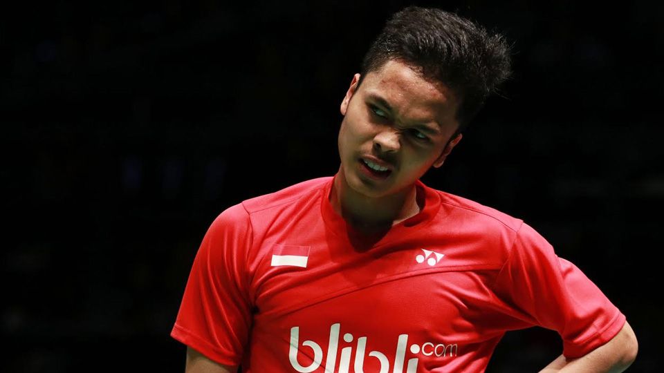 Anthony Sinisuka Ginting saat terhenti di Semifinal Australia Open 2016. Copyright: © HUMAS PP PBSI/INDOSPORT