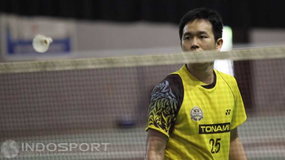 Pemain ganda putra Indonesia, Hendra Setiawan. Copyright: © Herry Ibrahim/INDOSPORT