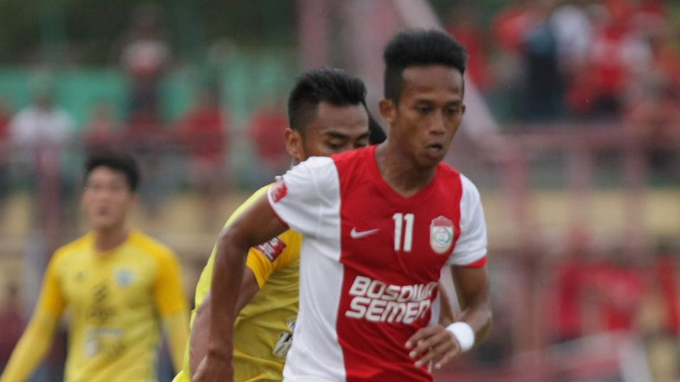 Penyerang muda, PSM Makassar, M. Rahmat, adalah pemain kelahiran Baba, Takalar, Sulawesi Selatan. Copyright: © Torabika Soccer Championship
