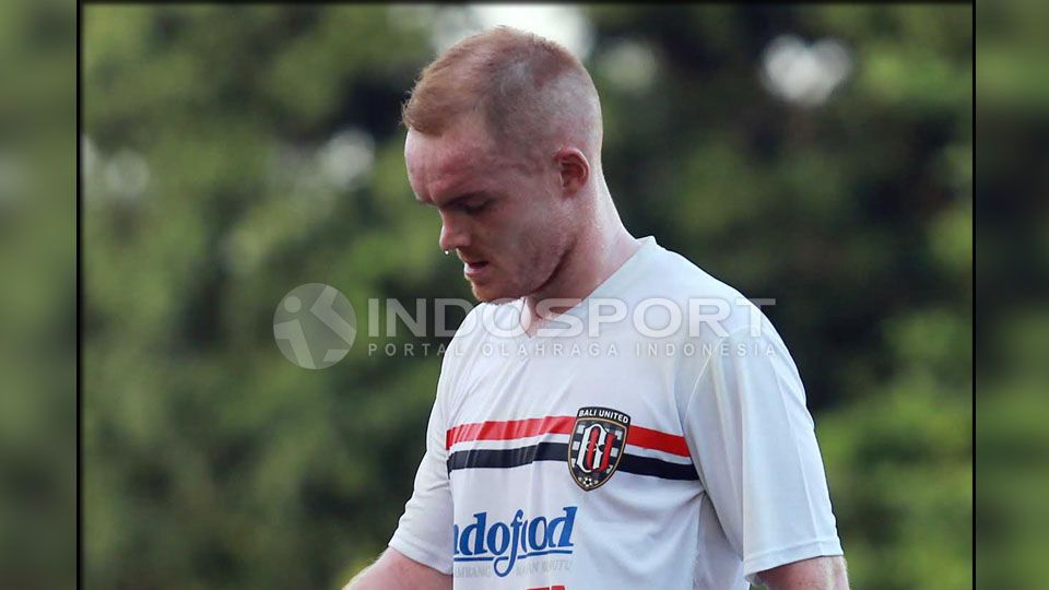 Daniel Heffernan saat mengikuti seleksi di Bali United. Copyright: © Fahmi/INDOSPORT