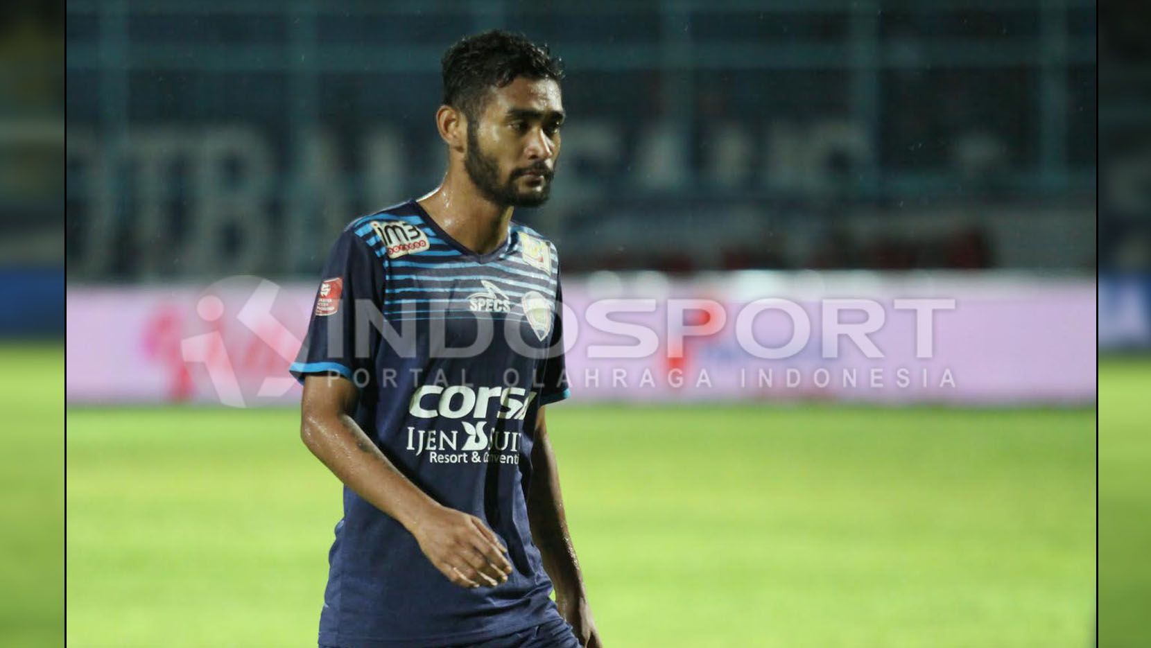 Fery Aman Saragih, gelandang Arema Cronus. Copyright: © Ian Setiawan/INDOSPORT