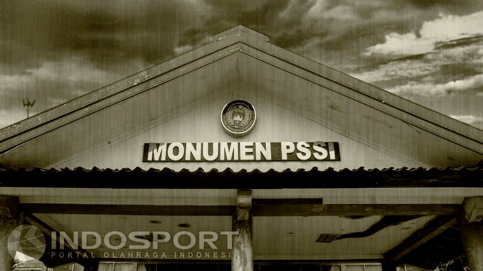 Monumen PSSI di Gedung Handeprojo, Yogyakarta. Copyright: &copy; Grafis: Eli Suhaeli/INDOSPORT/Prima Pribadi