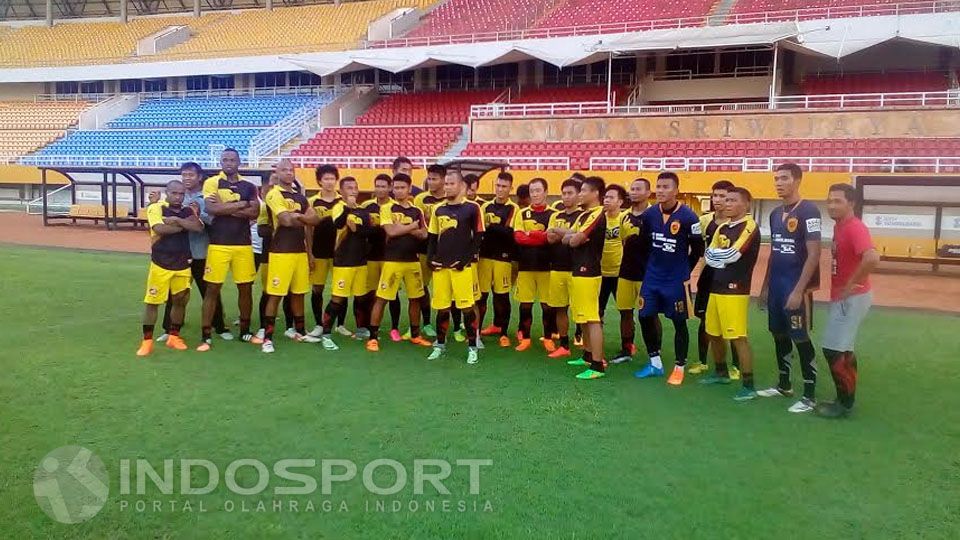 Widodo Cahyono Putro bawa 18 pemain Sriwjaya FC ke Lamongan untuk menghadapi Persela Lamongan. Copyright: &copy; Muhammad Effendi/INDOSPORT