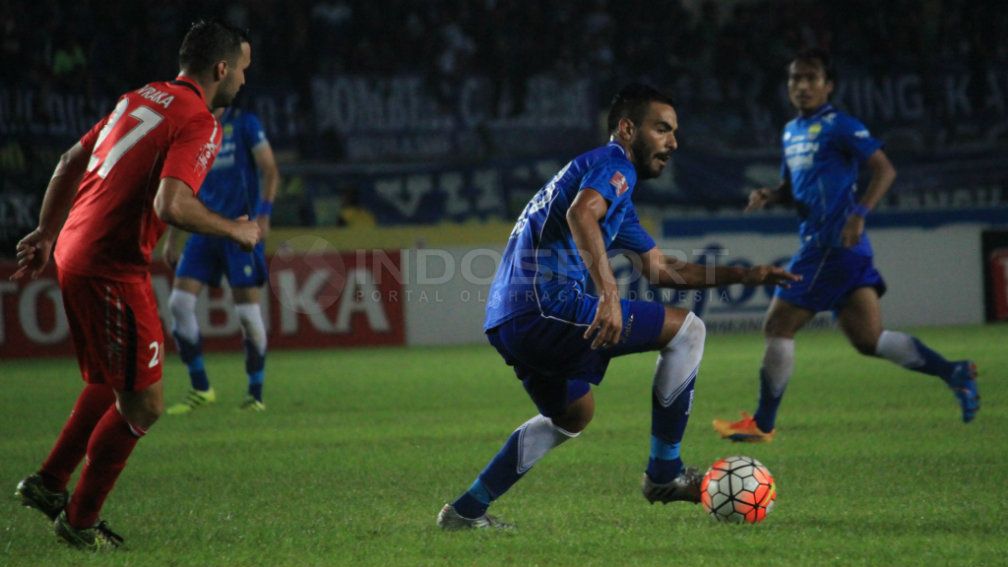 Marcos Flores, mantan pemain Persib Bandung. Copyright: © Ginanjar/INDOSPORT