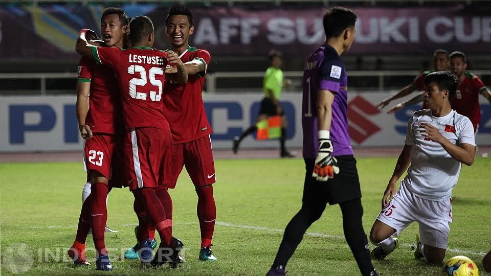 Timnas Indonesia saat mengalahkan Vietnam di Piala AFF 2016. Copyright: © Herry Ibrahim/INDOSPORT