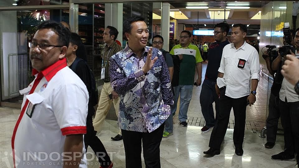 Menpora Imam Nahrawi berjanji memberi bonus kepada para pemain Timnas Indonesia. Copyright: &copy; Herry Ibrahim/INDOSPORT