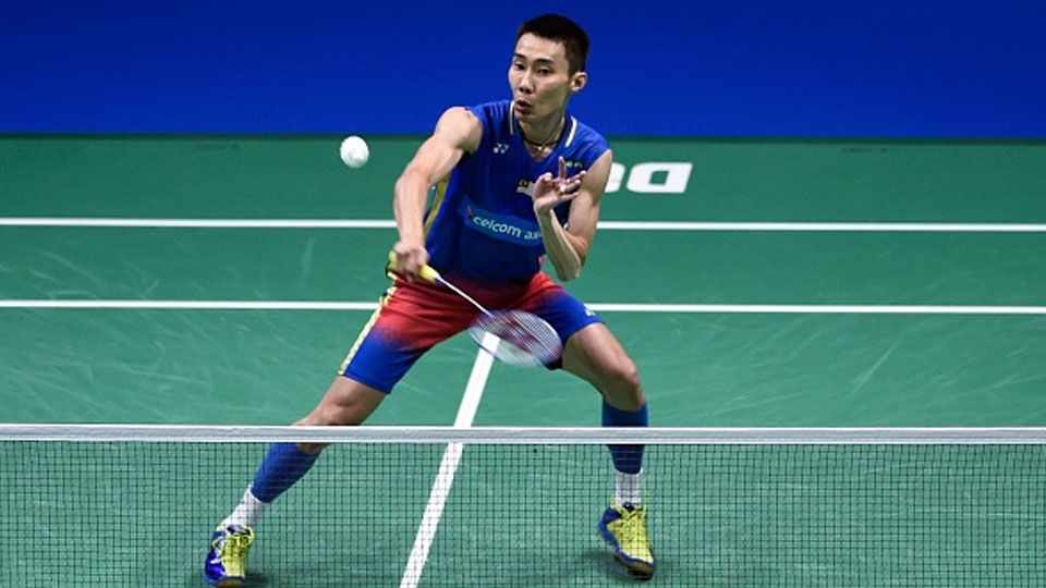 Tunggal putra Malaysia, Lee Chong Wei. Copyright: © Stringer/Getty Images