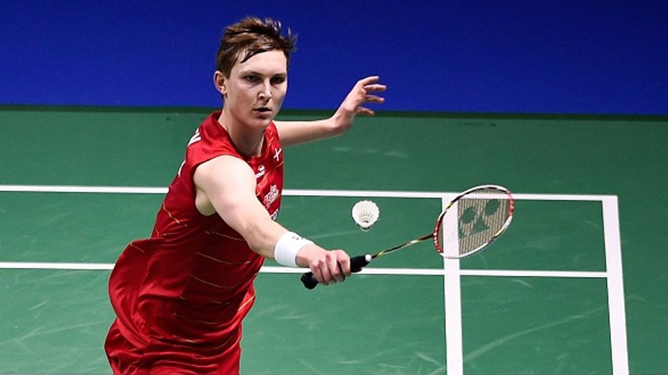 Pebulutangkis tunggal putra Denmark, Viktor Axelsen akhirnya menyampaikan waktu comebacknya pasca menderita cedera beberapa waktu yang lalu. Copyright: © Stringer/Getty Images