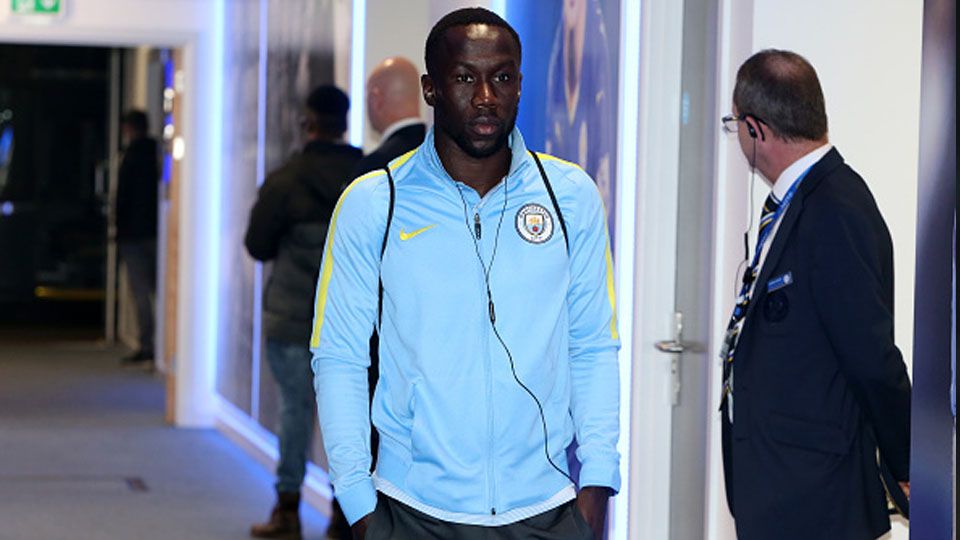 Bacary Sagna saat masih membela Manchester City. Copyright: © Plumb Images/Getty Images