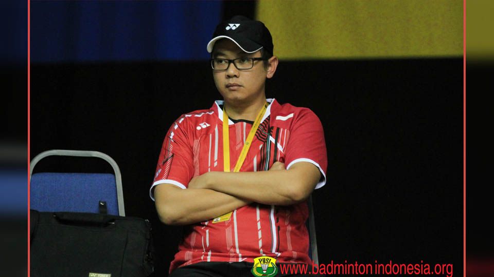Pelatih Eng Hian sampaikan maaf atas anggapan badminton lovers Malaysia bahwa dia melakukan rasisme terhadap Pearly Tan/Thinaah Muralitharan di French Open 2022. Copyright: © PBSI