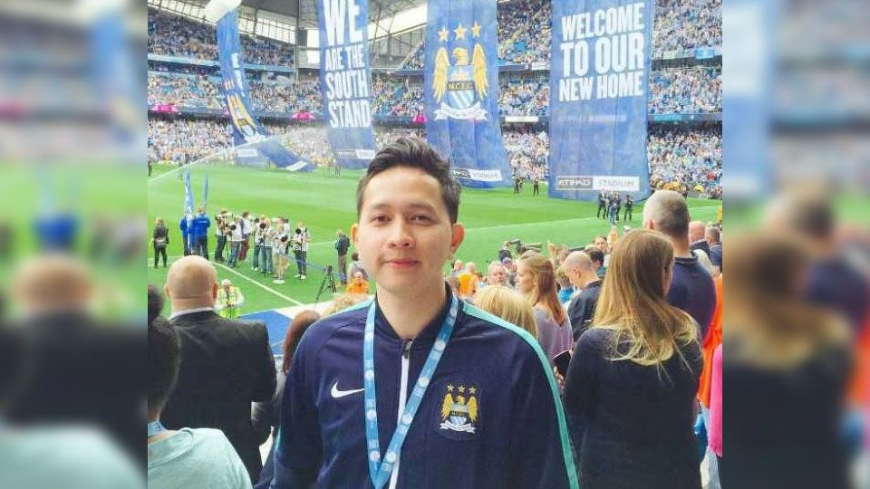 Hanif Thamrin Tim Media Manchester City. Copyright: © Istimewa