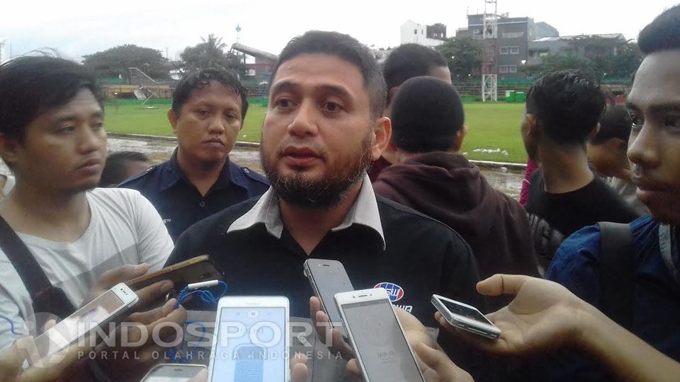 Chief Eksekutif Organaiser (CEO) PT PSM, Munafri Arifuddin. Copyright: &copy; Muhammad Nur Basri/INDOSPORT